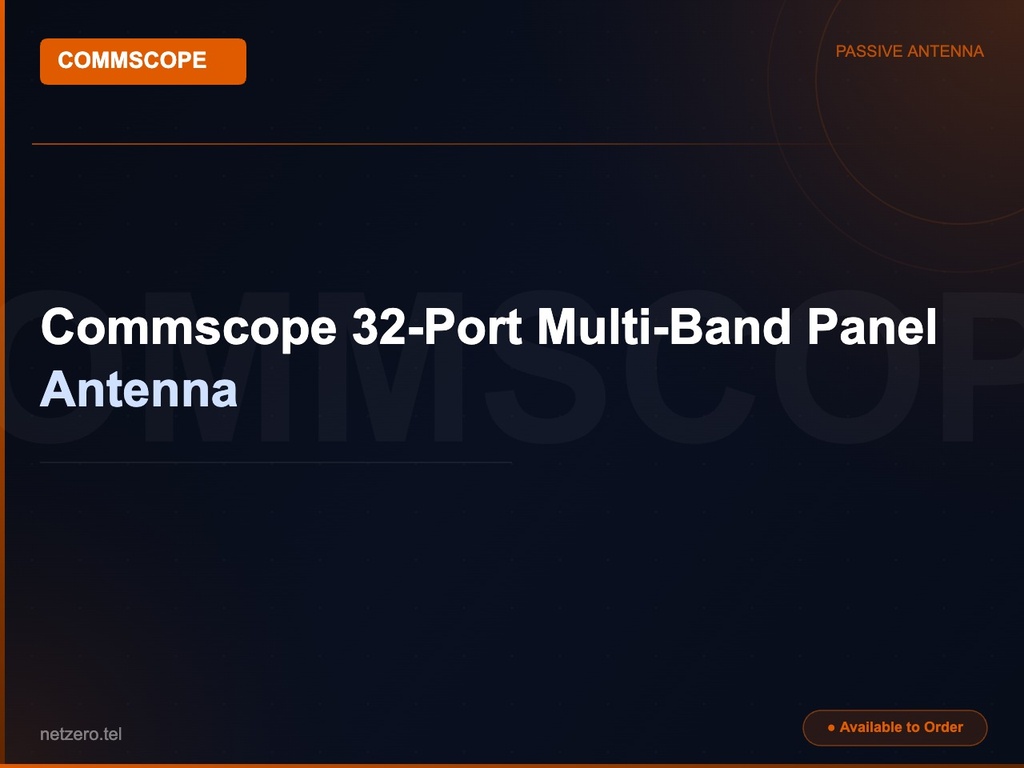 Commscope 32-Port Multi-Band Panel Antenna