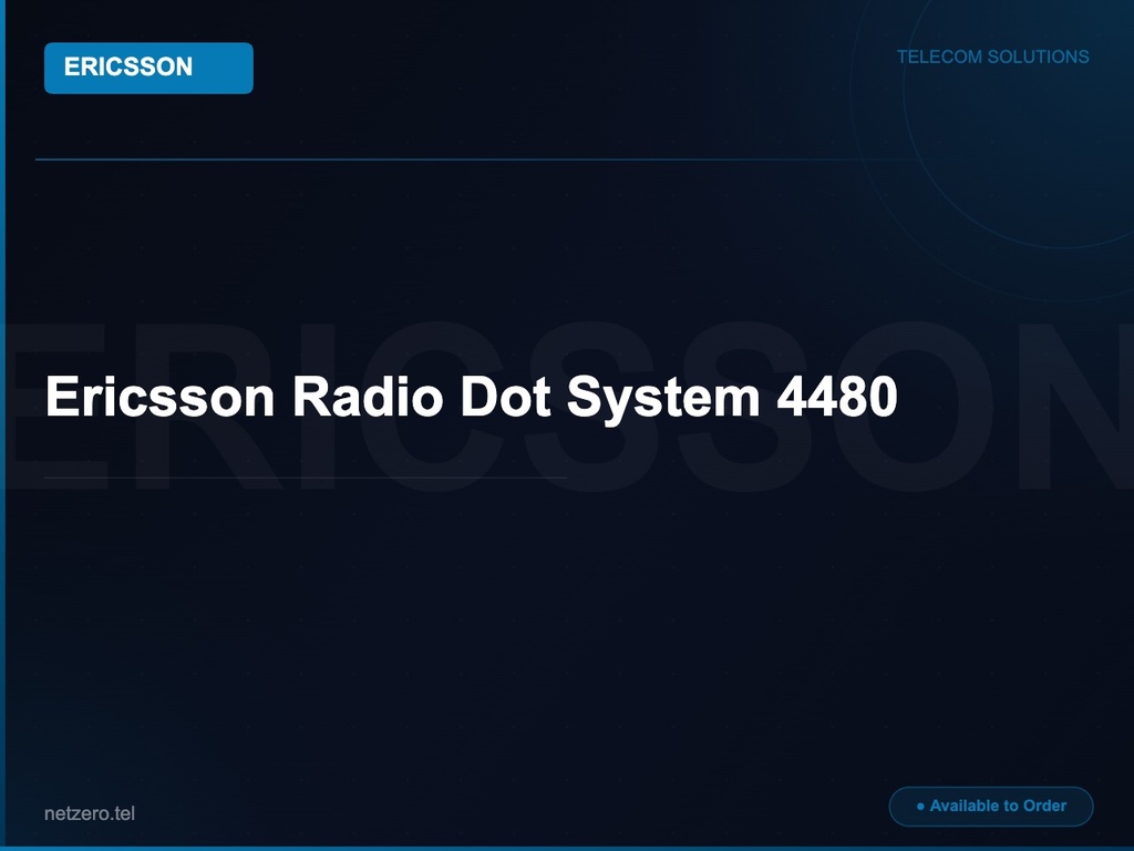 Ericsson Radio Dot System 4480