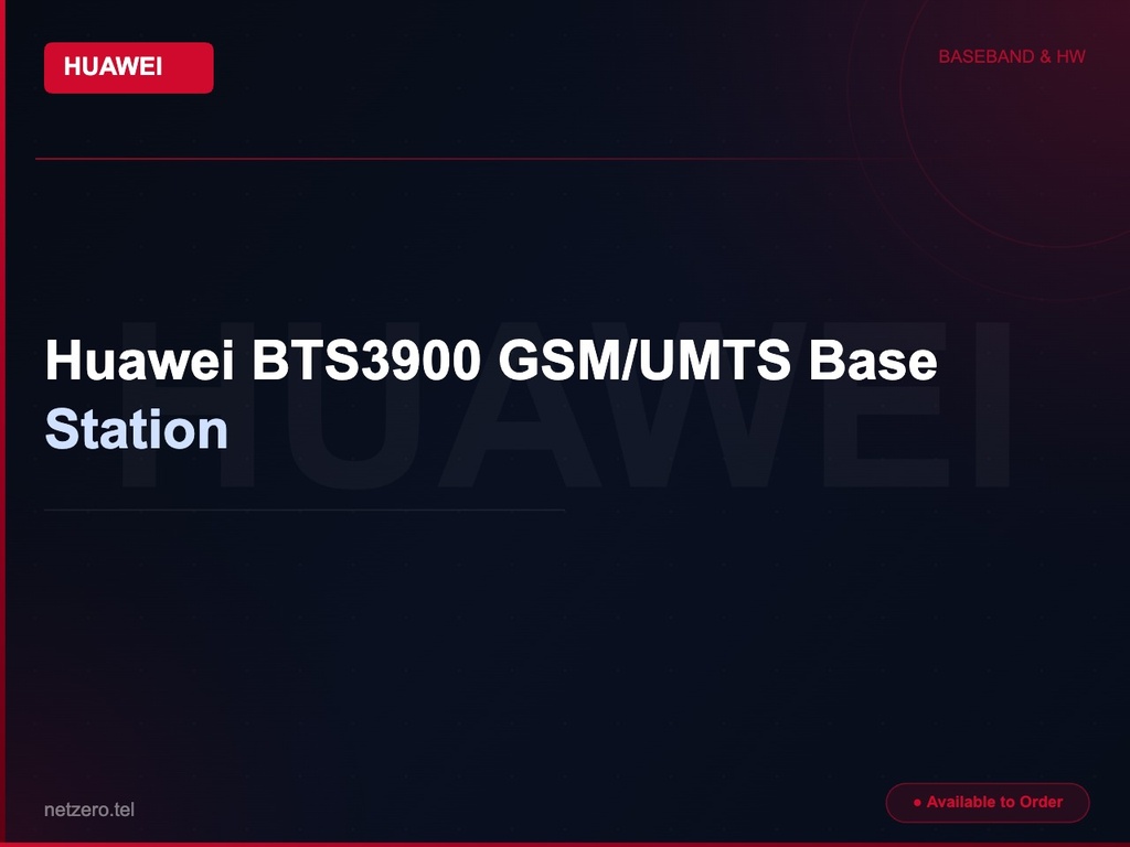 Huawei BTS3900 GSM/UMTS Base Station