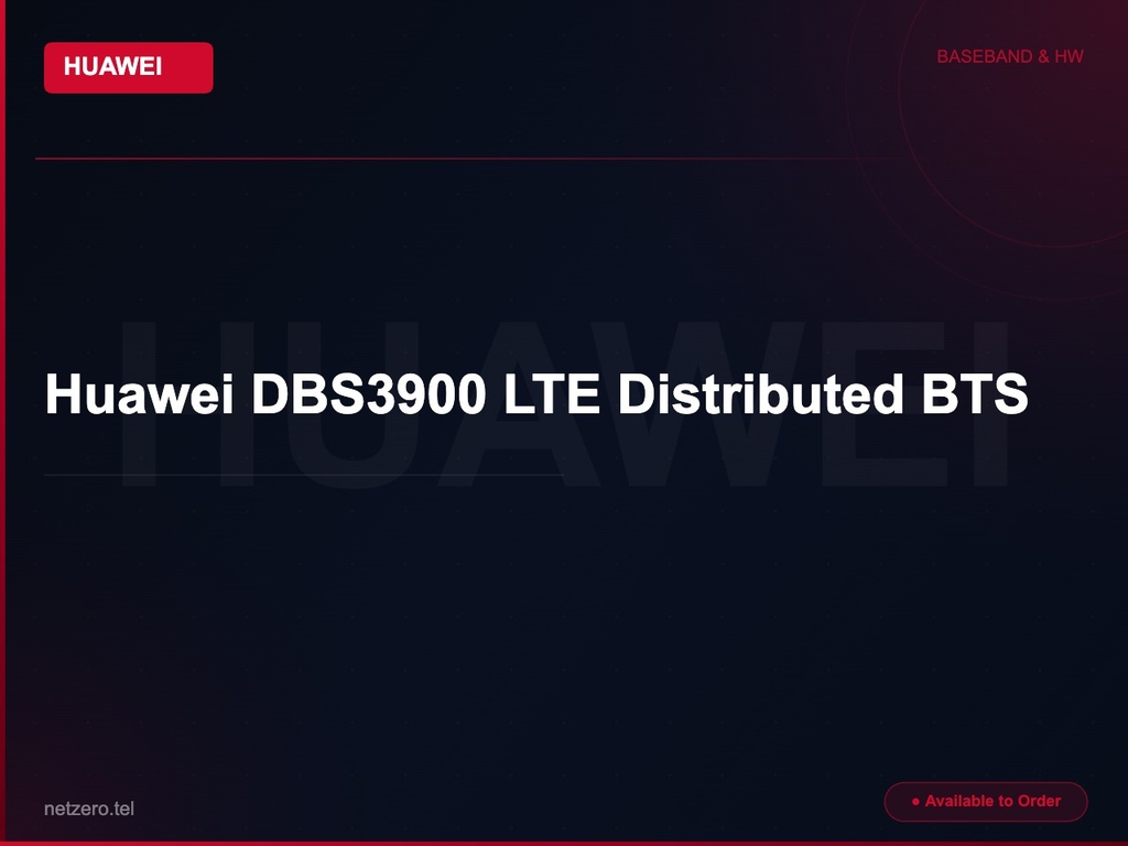 Huawei DBS3900 LTE Distributed BTS