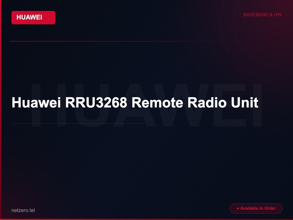 Huawei RRU3268 Remote Radio Unit