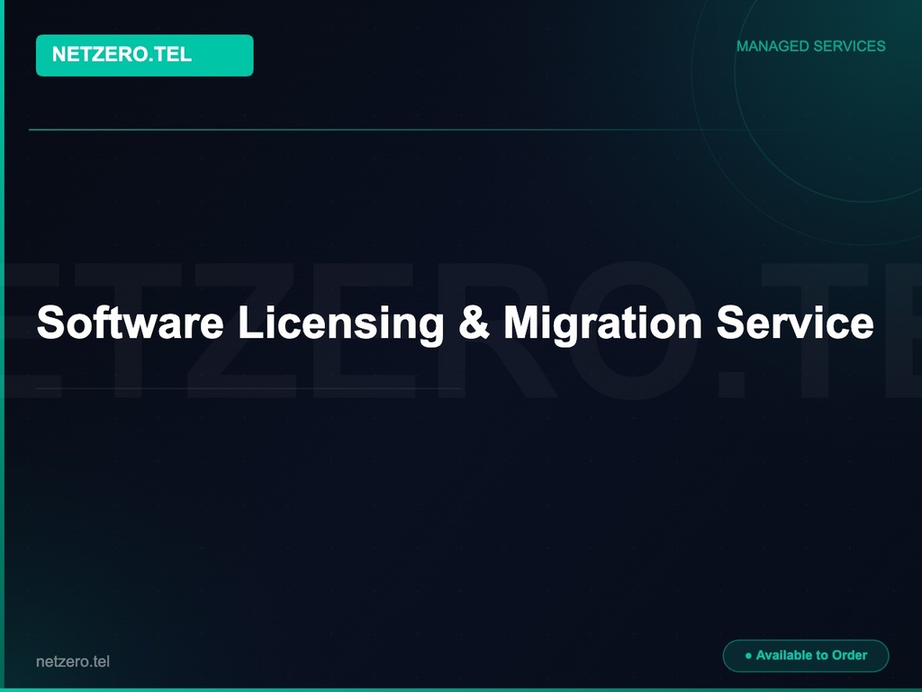 Software Licensing & Migration Service