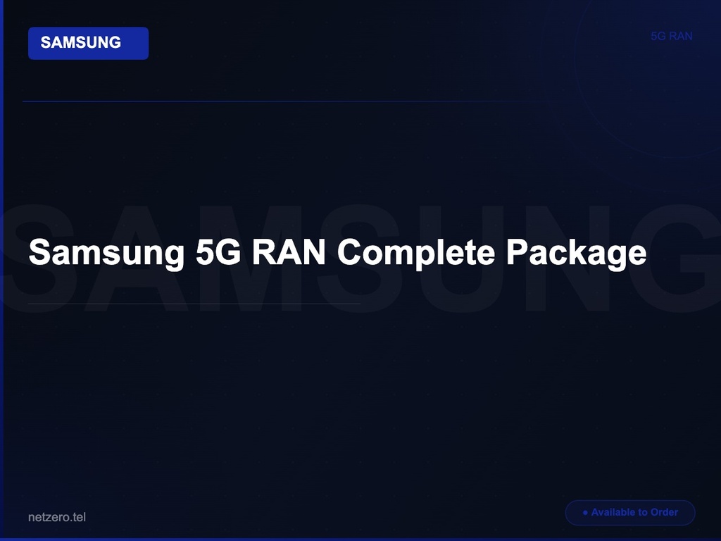 Samsung 5G RAN Complete Package
